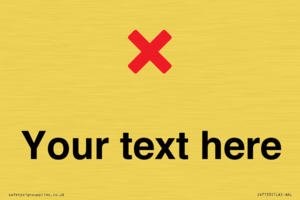 Custom plain background, red cross sign